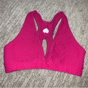 Booty By Brabants Raspberry Croco top